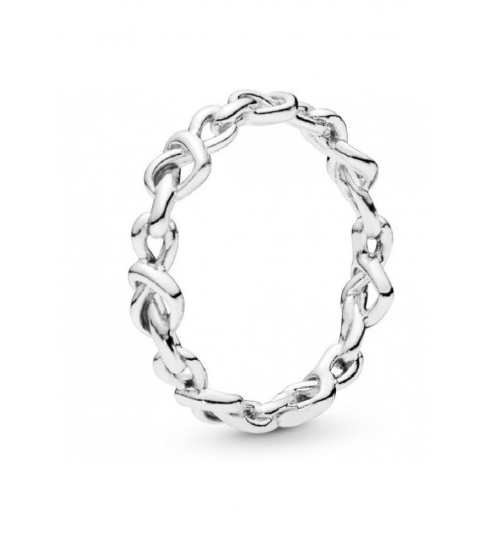 ANILLO PANDORA CORAZONES ANUDADOS n 12