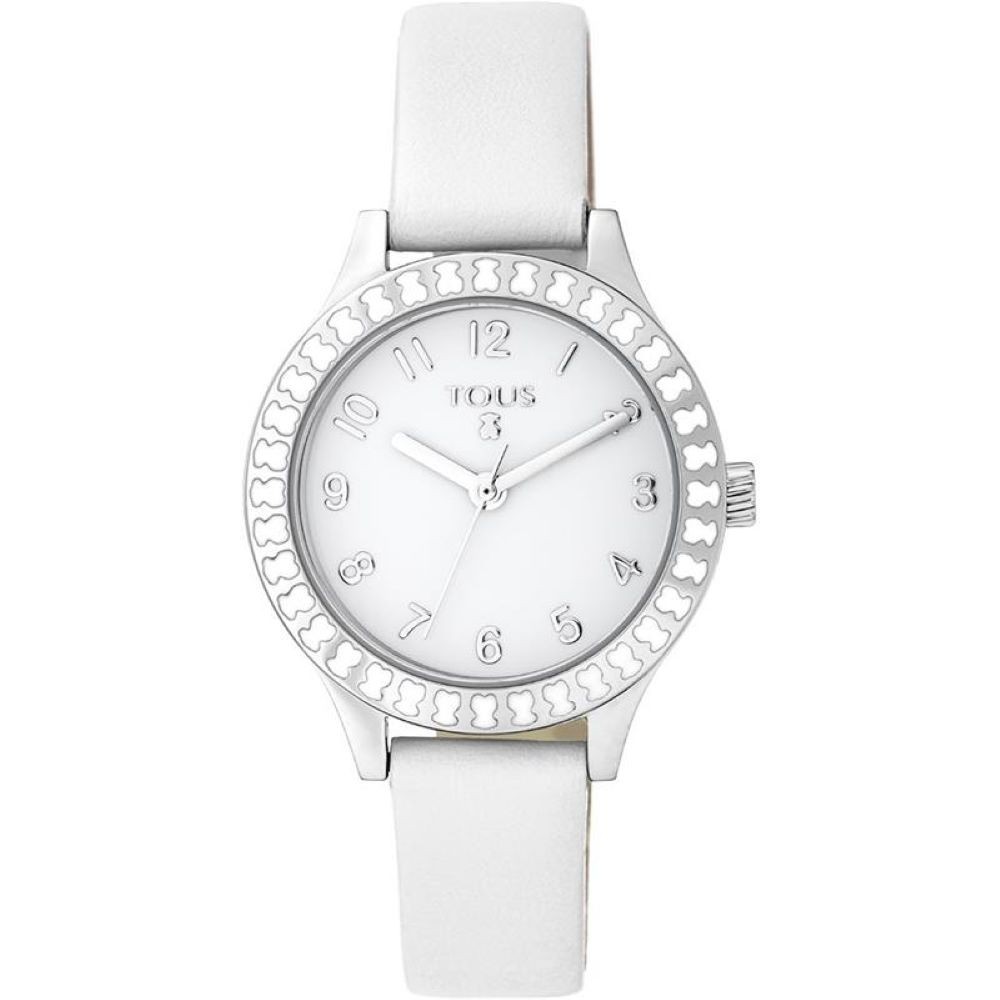 RELOJ TOUS NINA 000351415 CORREA PIEL BLANCA