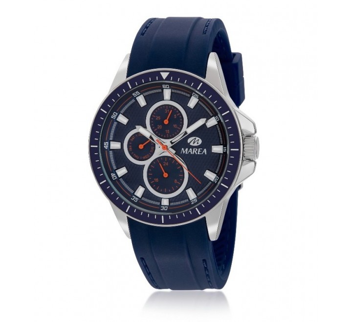 RELOJ MAREA CORREA SILICONA AZUL CAJA REDONDA B41318/2