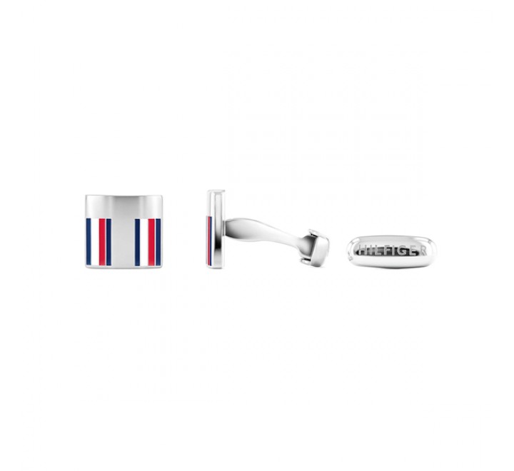 GEMELOS TOMMY HILFIGER RECTANGULAR LOGO COLORES 2790282