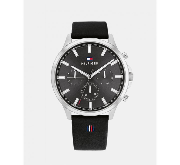RELOJ TOMMY HILFIGER CAJA 44MM ACERO CORREA NEGRA 1710495