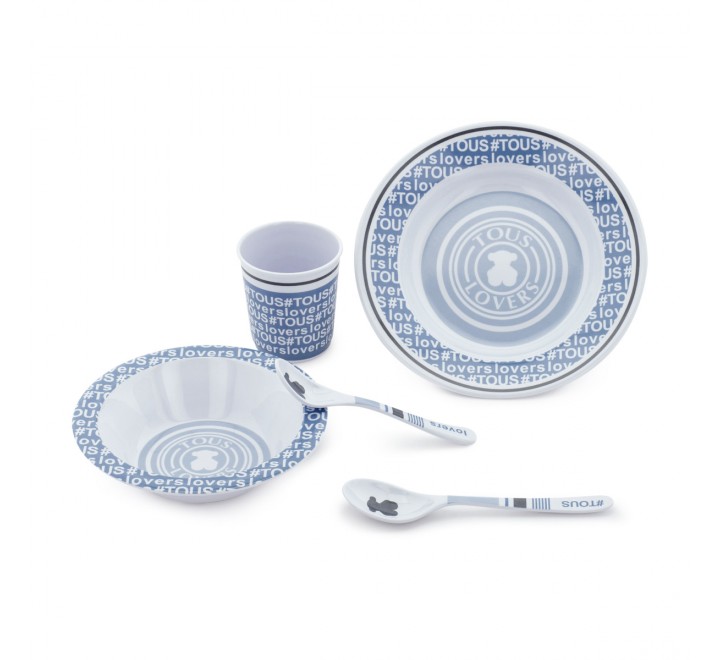 VAJILLA BABY TOUS 5 PIEZAS AZUL NFLEET 095820839