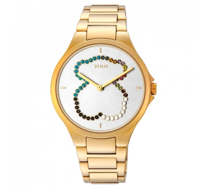 RELOJ TOUS 900350330 ACERO CHAPADO DORADO 11