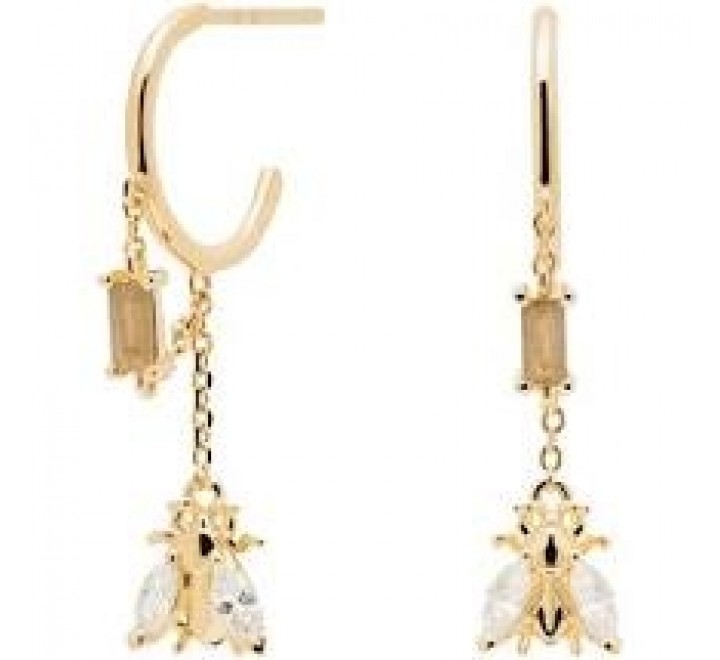 PENDIENTES PDPAOLA AR01-315-U PLATA CHAPADA AROS