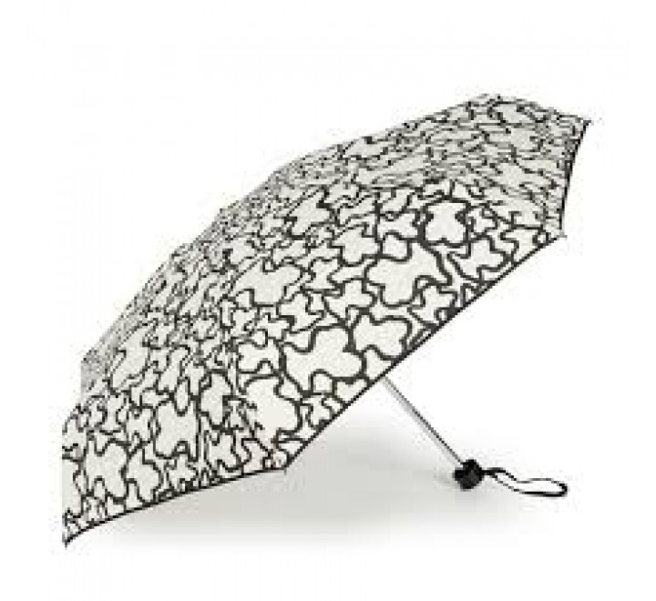 PARAGUAS TOUS 595990001 MINI PLEGABLE KAOS ARENA-NEGRO