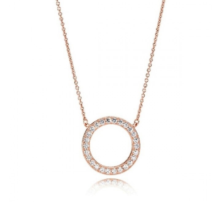 COLLAR PANDORA ROSADO580515CZ-45