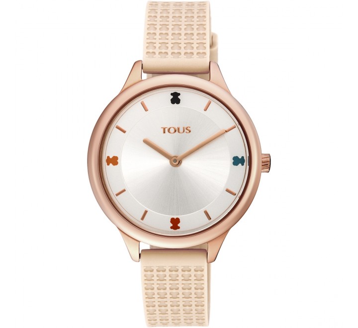 RELOJ TOUS 900350115 TARTAN ACERO ROSADO