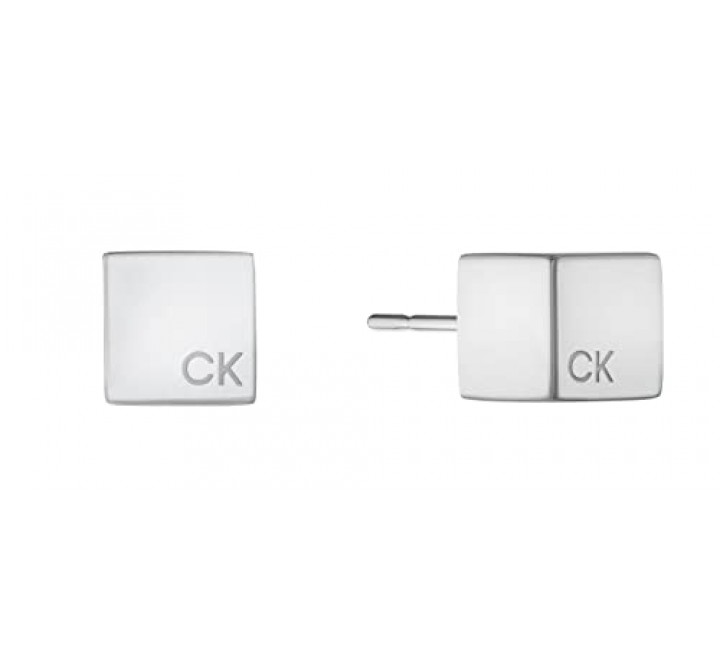 PENDIENTES CALVIN KLEIN ACERO CUADRADO 35000245