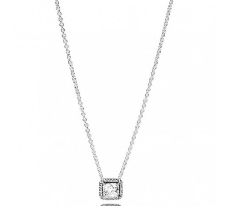 Collar  PANDORA en plata de ley Elegancia Atemporal 396241CZ-45