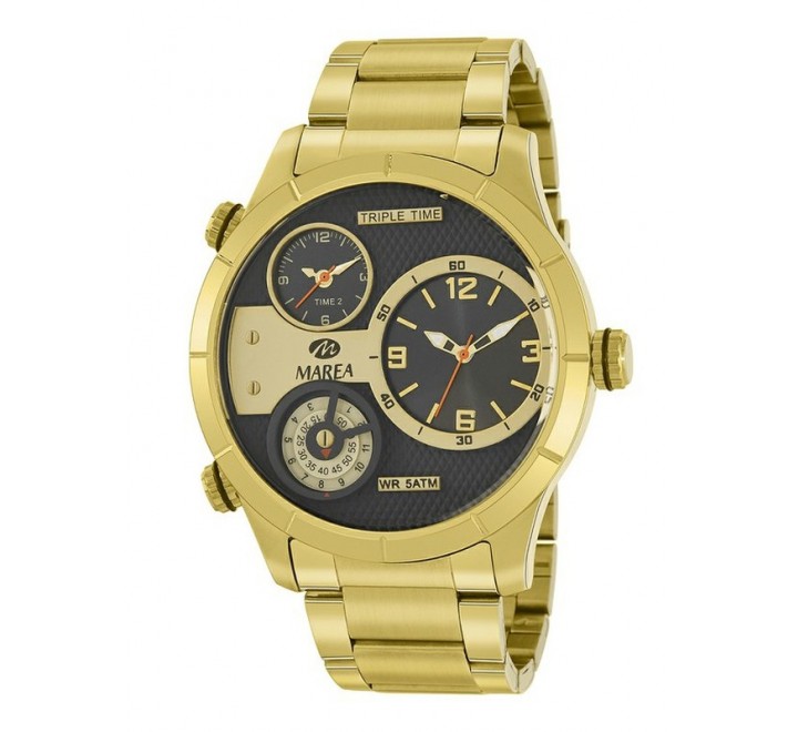 RELOJ MAREA B54179/3 ACERO DORADO