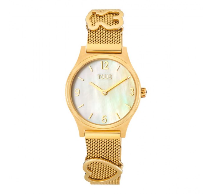 RELOJ TOUS ACERO DORADO ANALOGICO ESF NACAR 3000135900