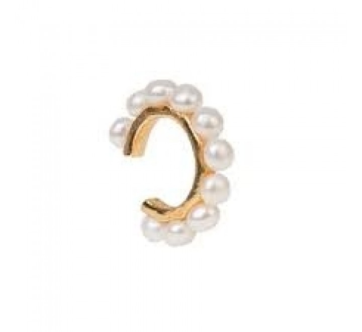 PENDIENTE LUXENTER EXA263Y11400 EARCUFF PLATA CHAPADA PERLA