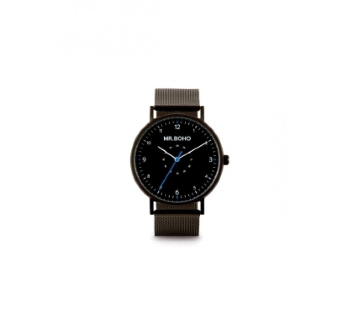 RELOJ MR BOHO CABALLERO EN ACERO NEGRO 00728931