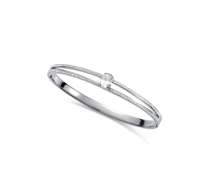 PULSERA VICEROY ACERO RIGIDA CON CIRCONITAS 1356P01010