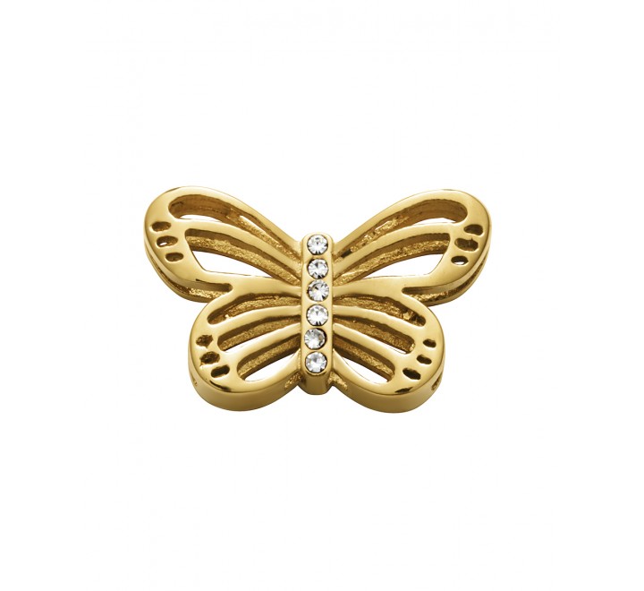 CHARMS VICEROY ACERO DORADO MARIPOSA CIRCONITAS 1358M01012MR