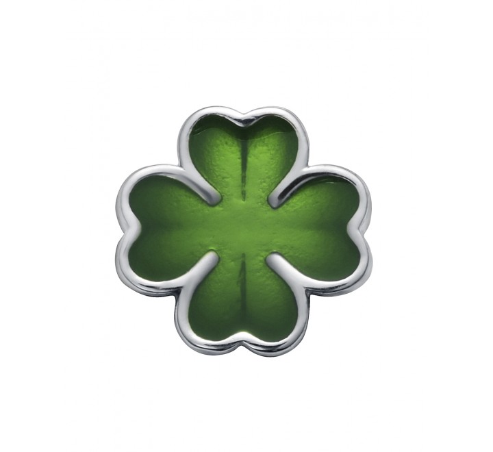 CHARMS VICEROY ACERO TREBOL ESMALTE VERDE 1358M01016T
