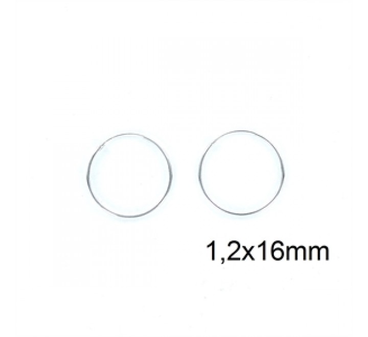 PENDIENTES PLATA ARO HILO 1,2 X 16MM 9101890