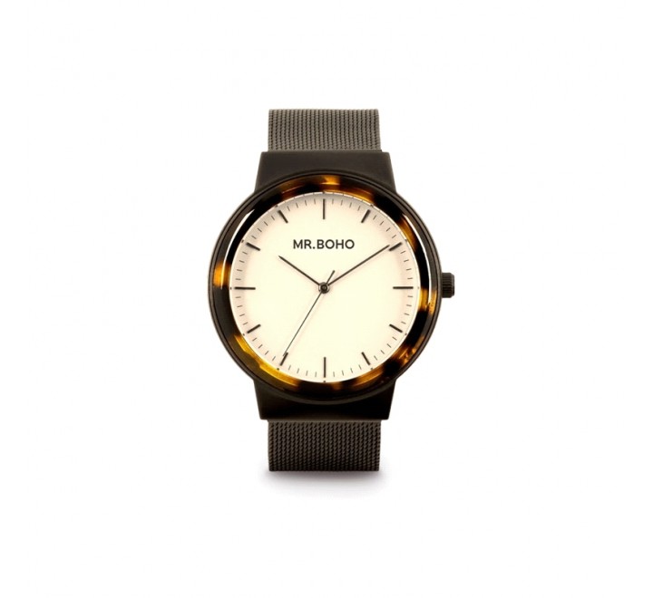 RELOJ MR BOHO CABALLERO ACERO NEGRO 00728952