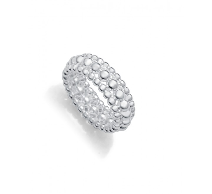 ANILLO VICEROY ACERO BAÑADO EN PLATA 14318A01400
