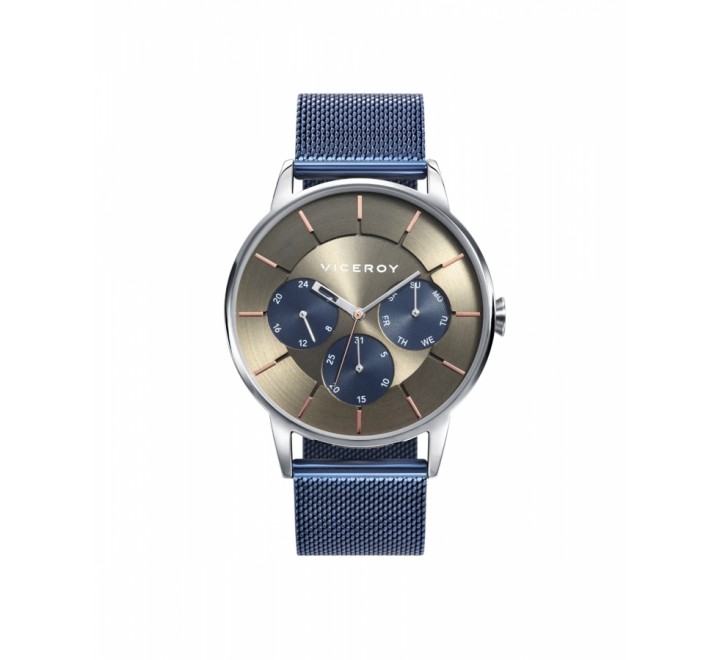 RELOJ VICEROY 471193-17 ACERO CHAPADO AZUL CAJA ACERO