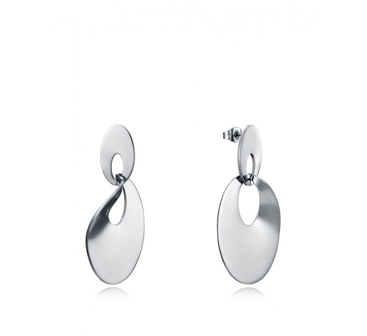 PENDIENTES VICEROY ACERO DOS PIEZAS OVALADAS 15050E01000