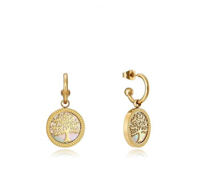 PENDIENTES VICEROY 15064E01012 ACERO ARBOL VIDA NACAR