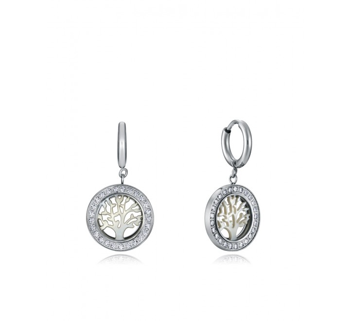 PENDIENTES VICEROY 15095E01000 ACERO CIRCONITAS NACAR ARBOL