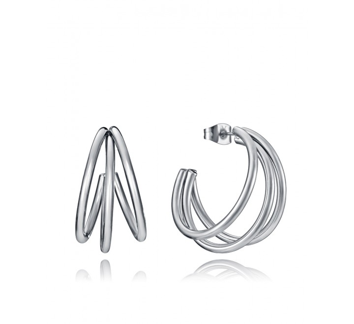 PENDIENTES VICEROY 15097E01000 ACERO AROS TRIPLES