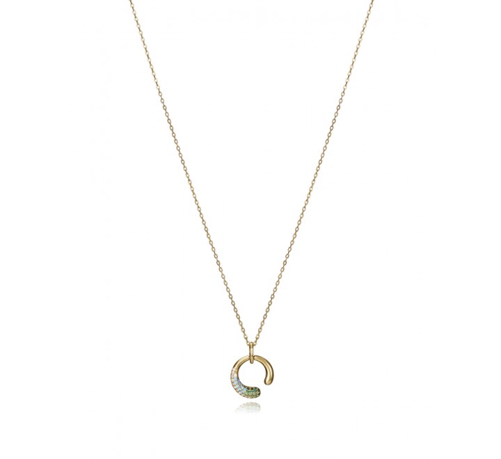 COLLAR VICEROY PLATA DORADA CON CIRCONITA 15117C100-39