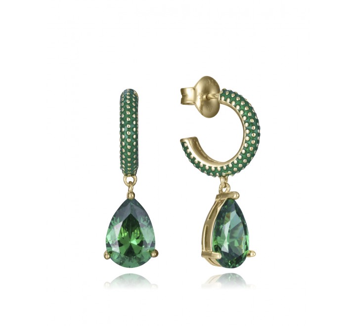 PENDIENTES VICEROY PLATA DORADA CIRCONITAS 15122E100-32