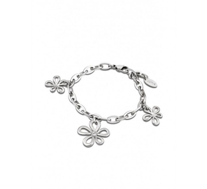 PULSERA LOTUS LS1535/2/1 ACERO FLORES