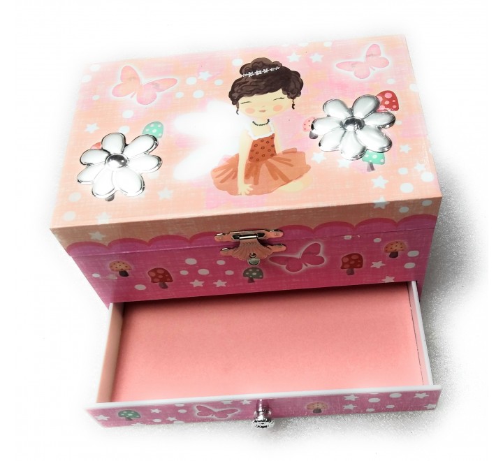 JOYERO MUSICAL HADA 15X11X8 GA1125