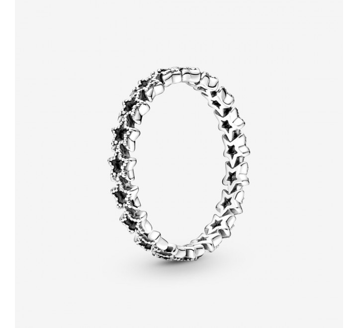 ANILLO PANDORA PLATA ESTRELLAS ASIMETRICAS N?16 190029C00-56