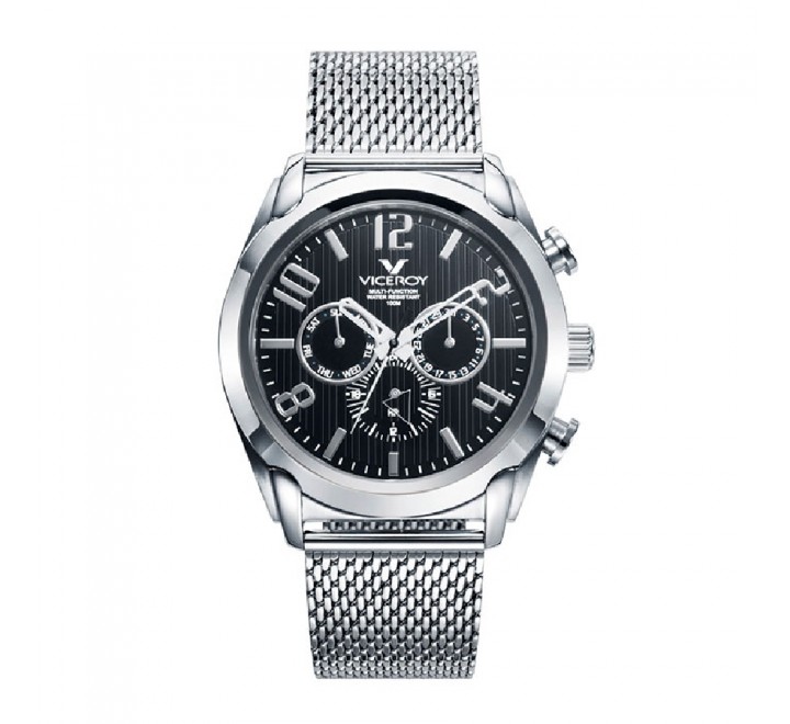 RELOJ VICEROY 471195-55 CABALLERO ACERO ESFERA NEGRA