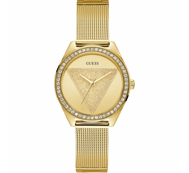 RELOJ GUESS W1142L2 ACERO CHAPADO DORADO BISEL CIRCONITAS