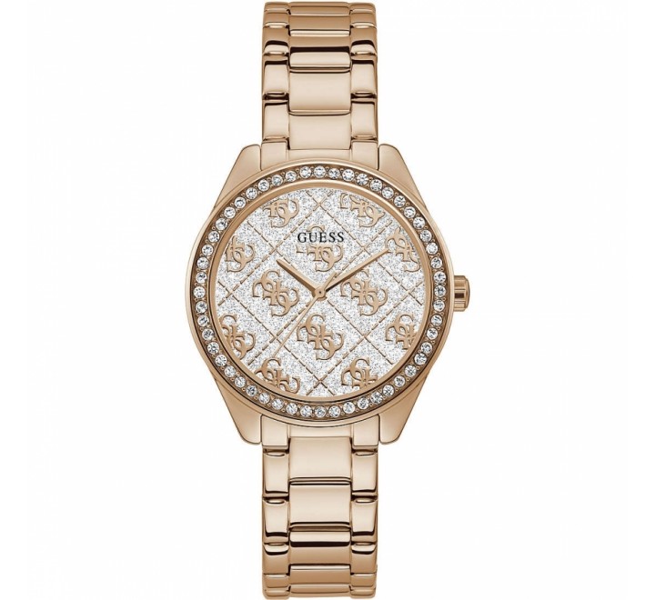RELOJ GUESS GW0001L3 ACERO CHAPADO ROSADO BISEL CIRCONITAS