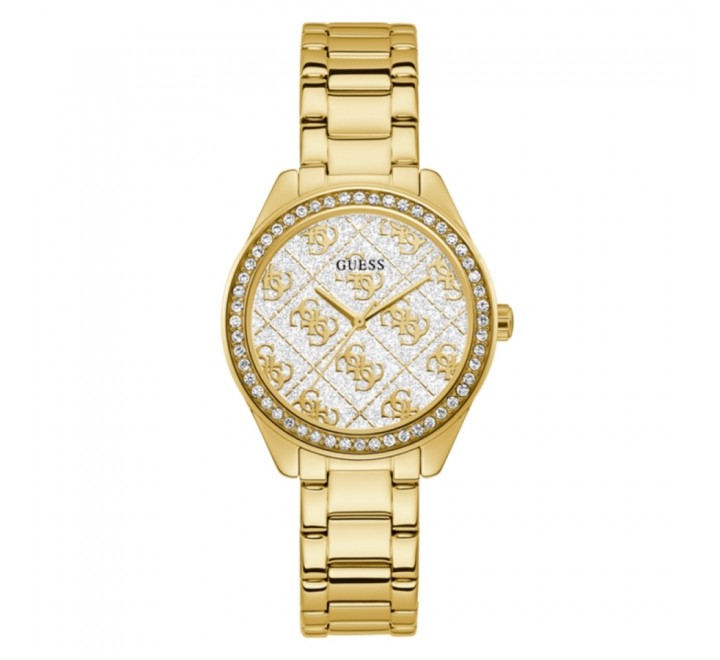 RELOJ GUESS GW0001L2 ACERO CHAPADO DORADO BISEL CIRCONITAS
