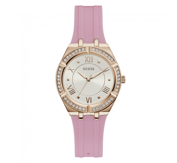 RELOJ GUESS GW0034L3 CAUCHO ROSA CAJA CHAPADA ROSADO
