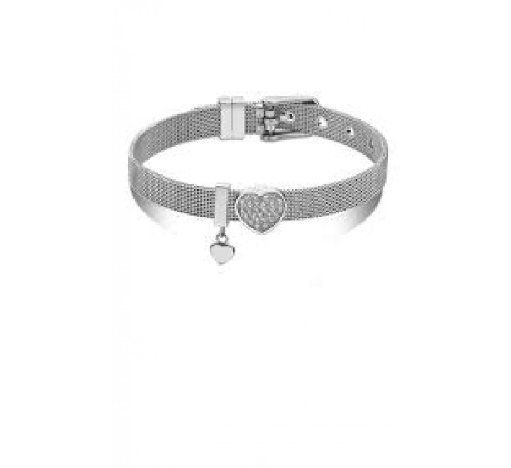 PULSERA LOTUS STYLE LS2077 2 1 ACERO CORAZON