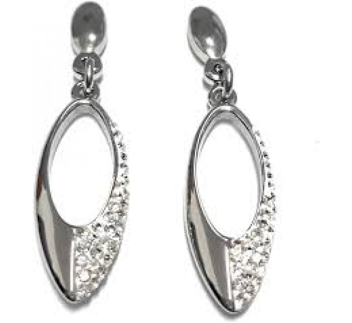 PENDIENTES LOTUS LS1911/4/1 ACERO LISOS Y CIRCONITAS