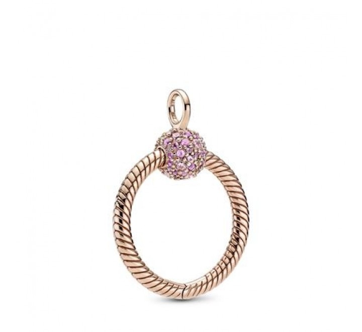 COLGANTE PANDORA 389097C01 PLATA ROSADA