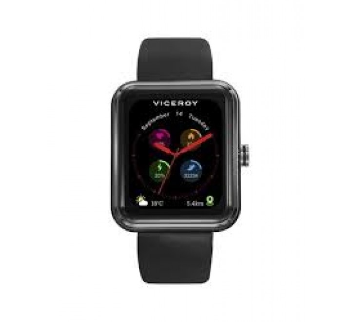 RELOJ VICEROY SMART ALUMINIO GRIS SILICONA NEGRA 41117-50