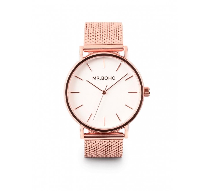 RELOJ MR BOHO ARMIS ESTERILLA ACERO ROSADO 42MLM 00728291