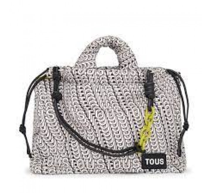 SACA XL TOUS CLOUD SOFT NEGRO-BLANCO 2001853201 395901530