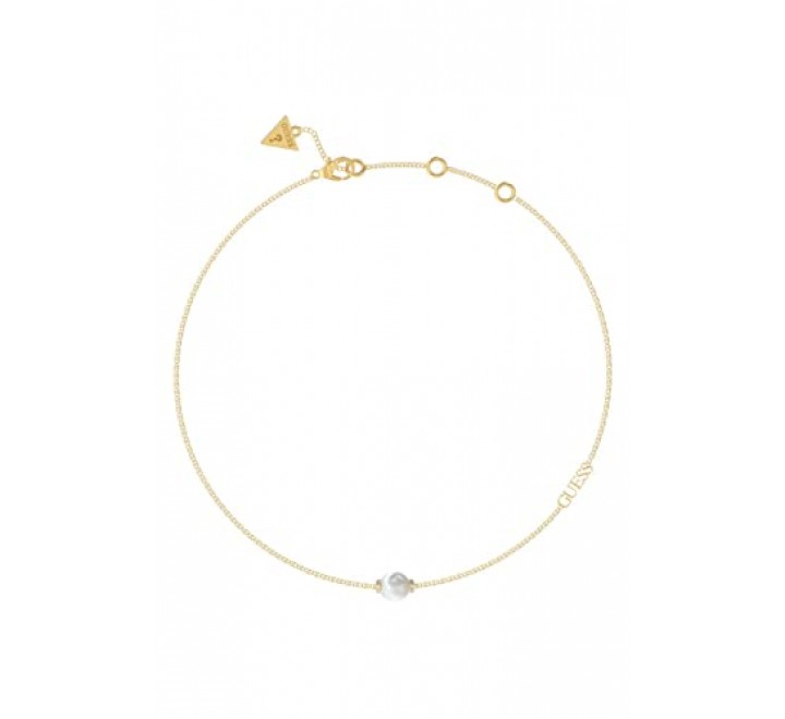 GARGANTILLA GUESS ACERO DORADO CON PERLA JUBN02268JWYGT-U