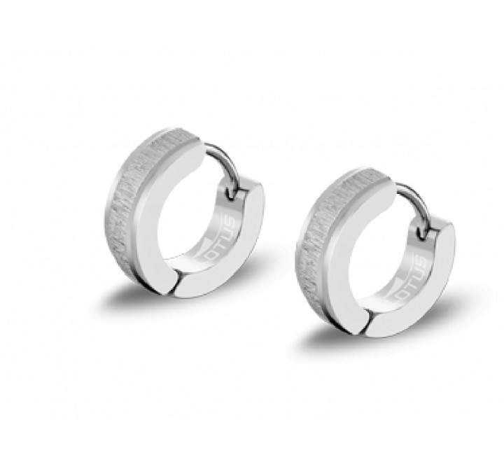 PENDIENTES LOTUS  ACERO AROS MATE Y BRILLO LS2152/4/1 