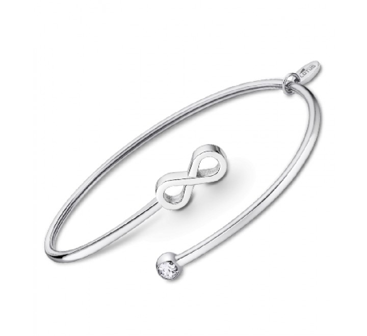 PULSERA LOTUS ACERO RIGIDA INFINITO LS2169/2/6 