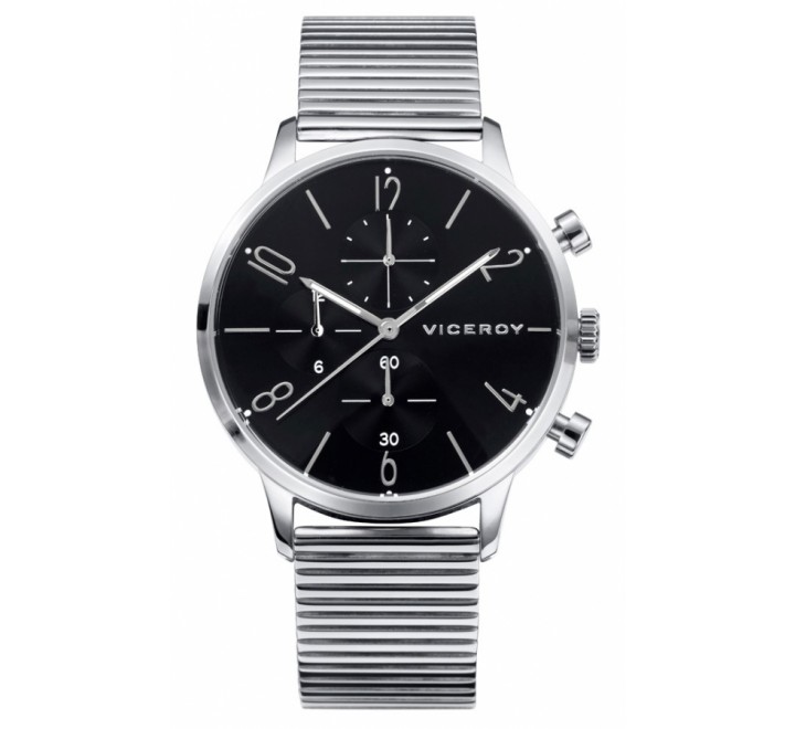RELOJ VICEROY 42413-55 CABALLERO ACERO ESFERA NEGRA