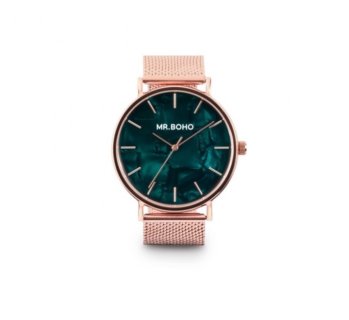 RELOJ MR BOHO CABALLERO ACERO ROSADO 00728797