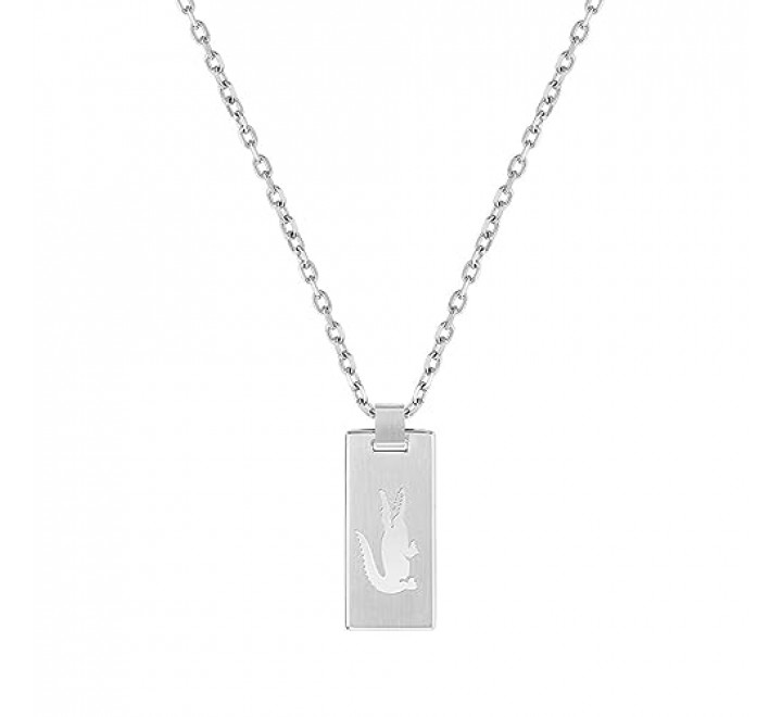 COLLAR LACOSTE ACERO CABALLERO 2040079